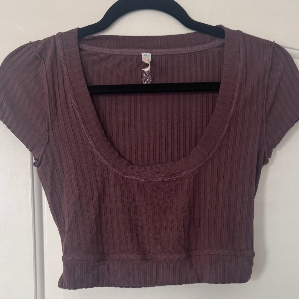 Free People Movement Scoop Neck Baby Tee